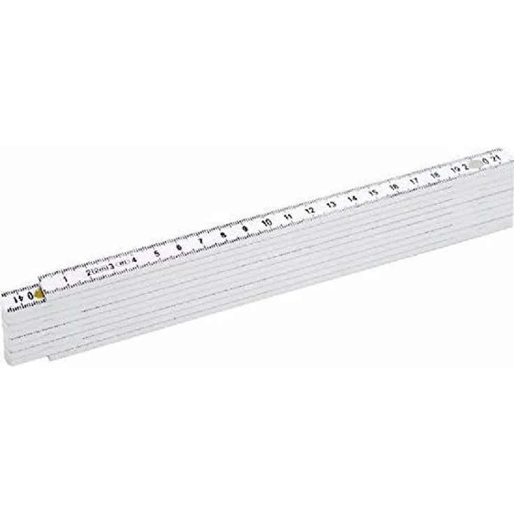 Zollstock - Gliedermaßstab - Meterstab - 200 cm - weiß - Kunststoff