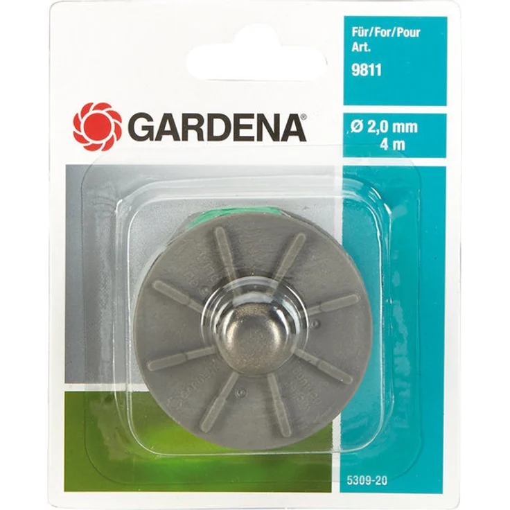 GARDENA Ersatzfadenspule: Austauschbare Fadenspule für GARDENA Turbotrimmer Art.-Nr. 9811, Ersatzteil für Rasentrimmer (5309-20) – Bild 2
