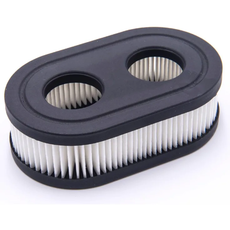 vhbw Papier-Luftfilter Ersatzfilter 11,1 x 6,7 x 3,4cm schwarz, weiß für Rasenmäher Briggs & Stratton 09P702-0128-F1, 550E, 550EX, 575EX, 9 Motor - Preisvergleich