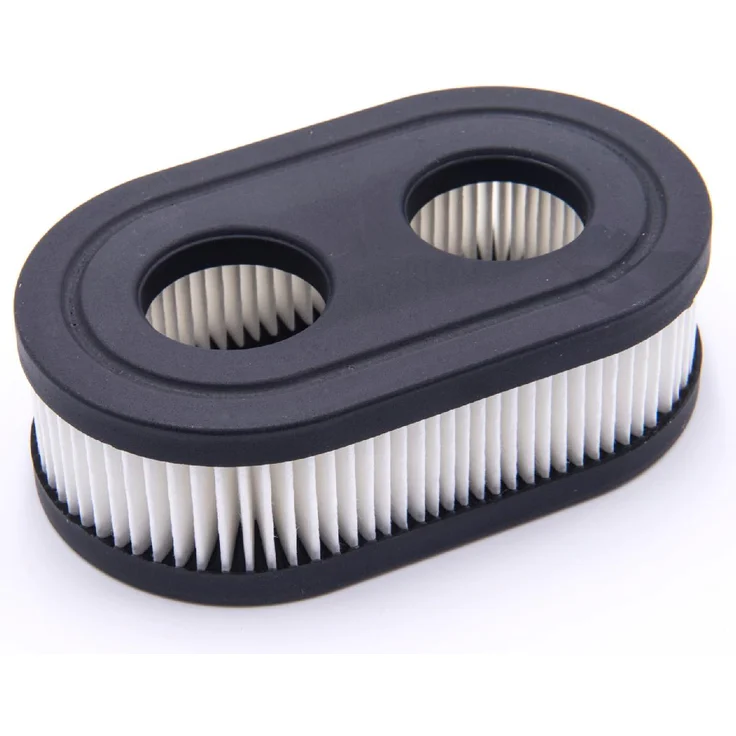 vhbw Papier-Luftfilter Ersatzfilter 11,1 x 6,7 x 3,4cm schwarz, weiß für Rasenmäher Briggs & Stratton 09P702-0128-F1, 550E, 550EX, 575EX, 9 Motor - Preisvergleich – Bild 1