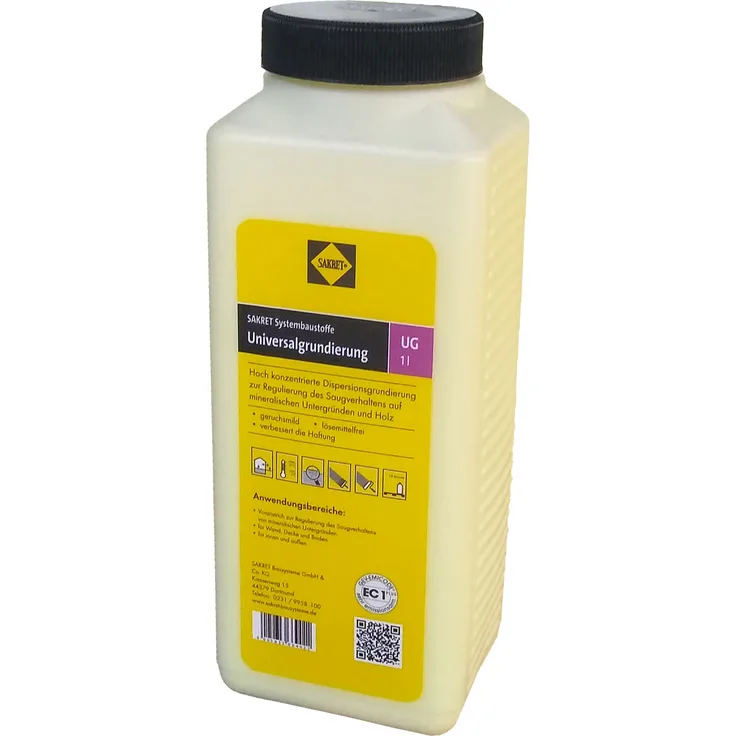 Sakret - SAKRET Universalgrundierung UG gelb 1L Flasche - gelb