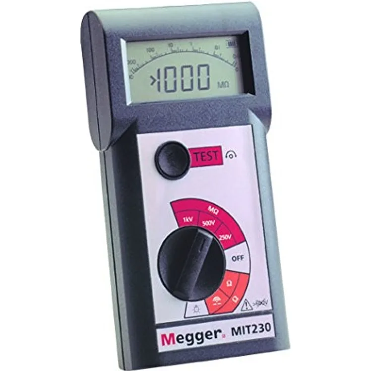 Megger MIT230 Isolationsmessgerät 250 V, 500 V, 1000 V 1000 M 