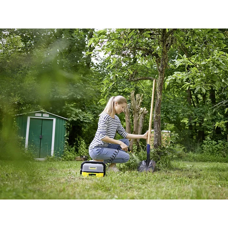 Kärcher Mobile Outdoor Cleaner OC 3 Adventure Box 1.680-016.0 Wassertankvolumen: 4 l, Lithium-Ionen-Akku, abnehmbarer Wassertank, schonender Niederdruck, Universalbürste, Ansaugschlauch – Bild 6