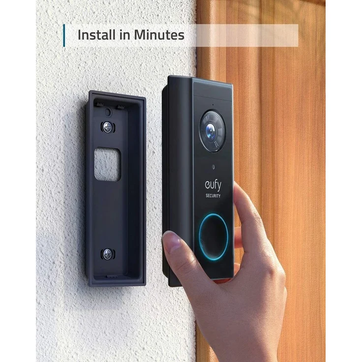 eufy Security, Kabellose Video Türklingel mit Akku, 2K HD, smarte Personenerkennung, beidseitige Audiofunktion – Bild 2
