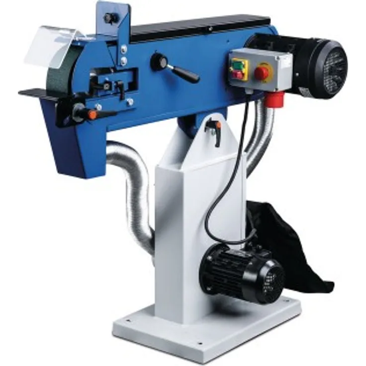 Stürmer Metallkraft MBSM 75-20 AS - Metall-Bandschleifmaschine, mit 2 integrierten Absau
