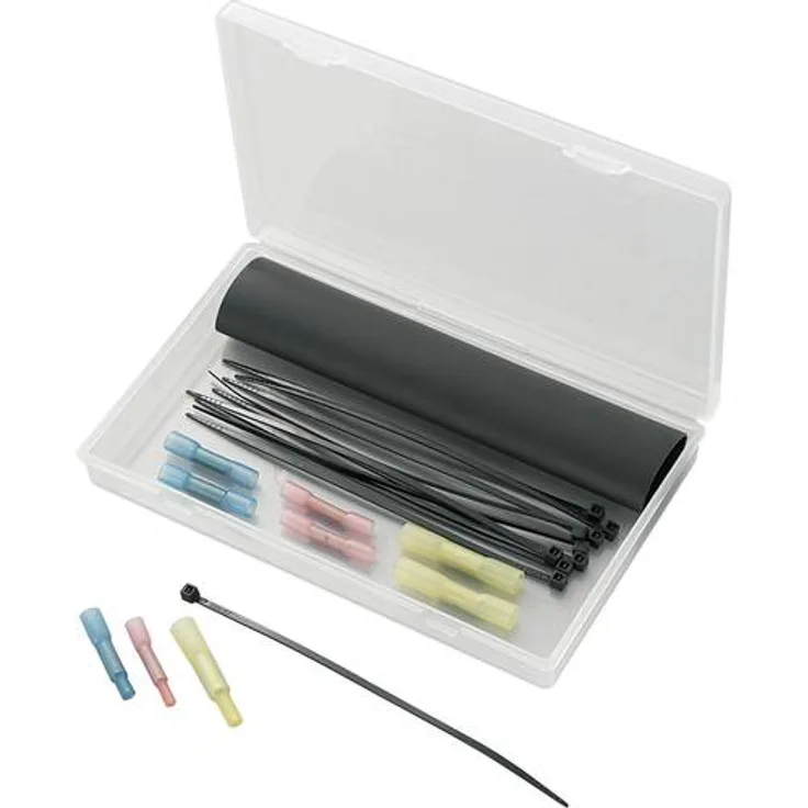 TRU Components 1563951 93014c249 Warmschrumpf-Verbindungsgarnitur mit Schraubverbindern Kabel-Ø-Bereich: 3 - 6mm Inhalt: 1 Set