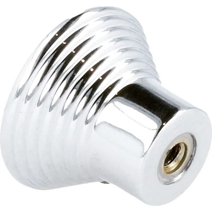 Möbelknopf Schrankknopf Knopf Türgriff Schubladenknopf Chrom glänzend ø 30mm