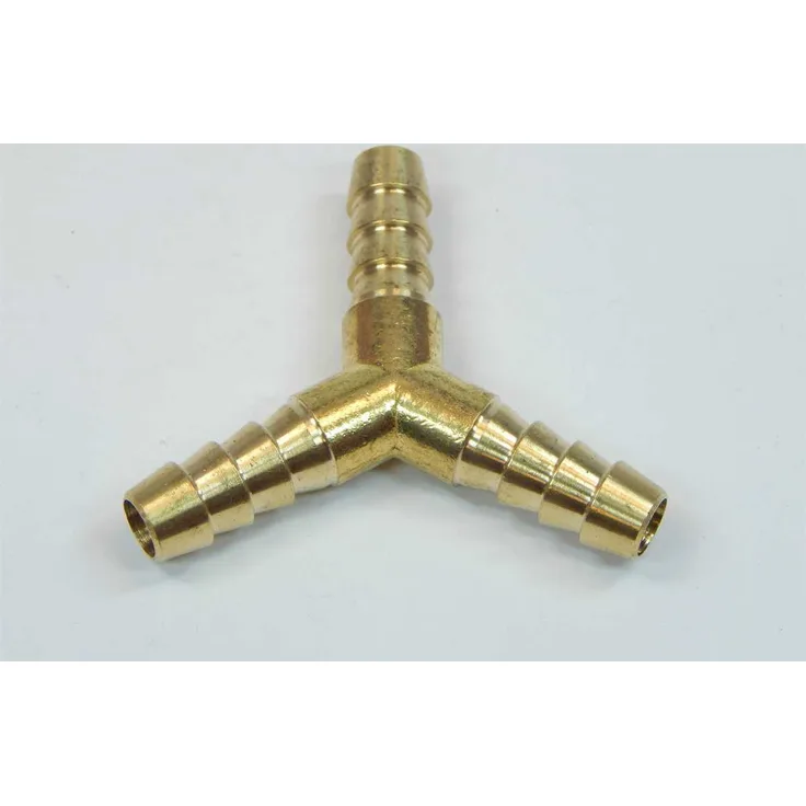 Schlauch24 Messing Schlauchverbinder 8mm Y-Stück Bewässerungszubehör