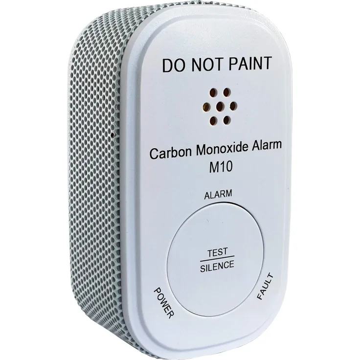 NEMAXX M10 Mini CO Melder mit -Batterie, Kohlenmonoxid Gasmelder, Alarm 85 dB - Gaswarner der neusten Technologie 75 mm, Rauchmelder nach DIN EN50291