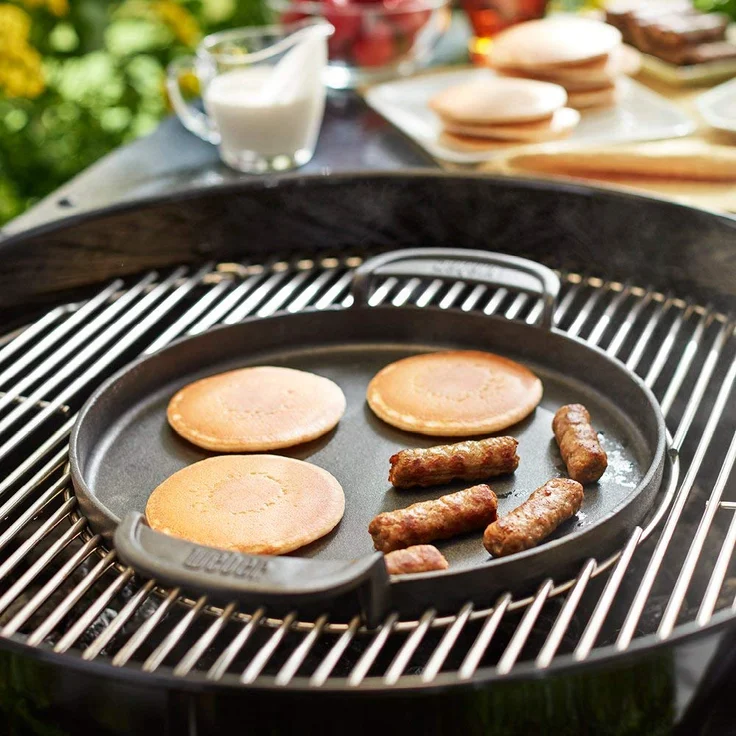 Weber 7421 Gourmet BBQ System - Grillplatte, Gusseisen, 30 cm – Bild 4