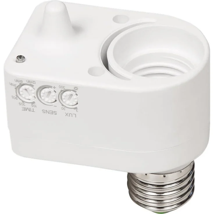 McShine - HF-Mikrowellen-Bewegungsmelder mit E27 Fassung | LX751 | 230V, 60W – Bild 1
