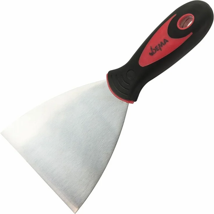 Dema - Spachtel mit Kunststoff Griff 100 mm Gipserkelle Stukkateurkelle Kelle Spachtel