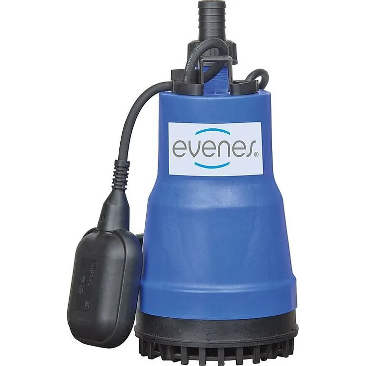 Evenes® Schmutzwasserpumpe Tauchpumpe 280 A mit Schwimmschalter Pumpe Schmutzwasser 5000 l-h
