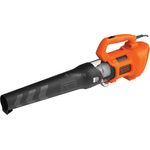 Black und Decker Elektro-Axial-Gebläse BEBL185-QS Laubgebläse, orange-schwarz, 1.850 Laubbläser
