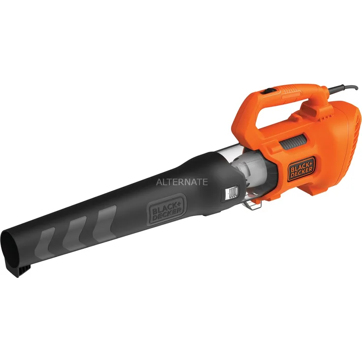 Black und Decker Elektro-Axial-Gebläse BEBL185-QS Laubgebläse, orange-schwarz, 1.850 Laubbläser