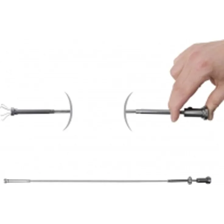 ProPlus 580058 Flexibler magnetischer Krallengreifer mit LED-Beleuchtung, Metal