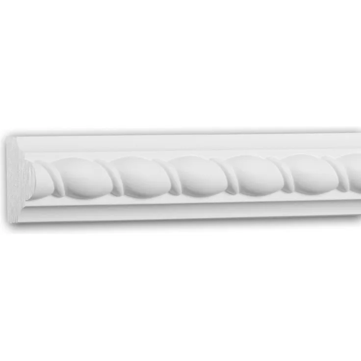 Profhome Decor - Wand- und Friesleiste PROFHOME 151353 Stuckleiste Zierleiste Wandleiste Neo-Empire-Stil weiß 2 m