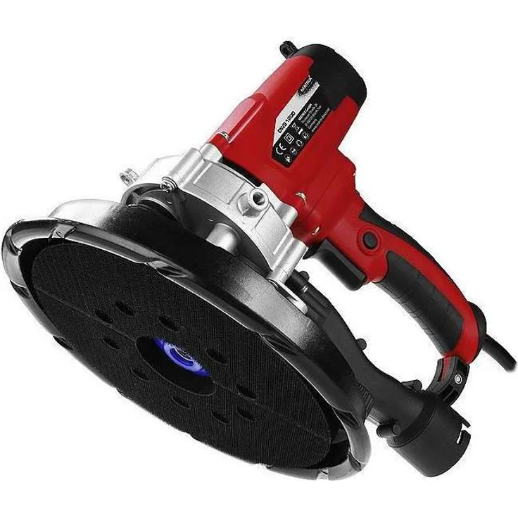 Matrix DWS 1200 Deckenschleifer, Trockenbauschleifer, Wandschleifer, Durchmesser 225mm, inkl. Absaugschlauch, Fangsack, Soft-Griff, 4m Kabel – Bild 1