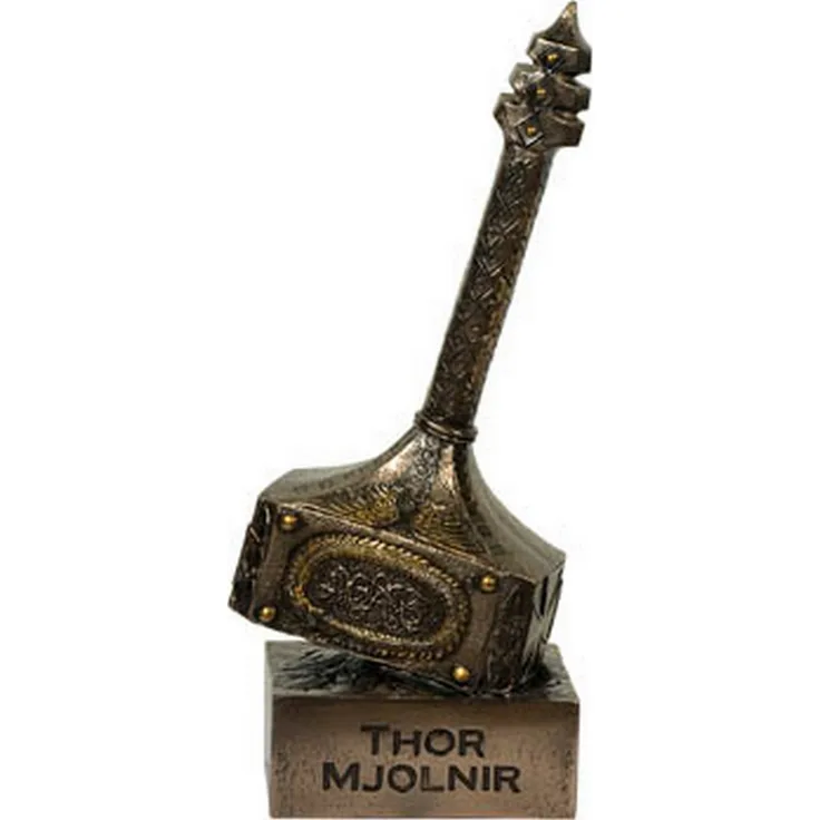 Dekofigur bronziert - Modell Thors Hammer - Bronzefigur Figur Deko Mjolnir Thor