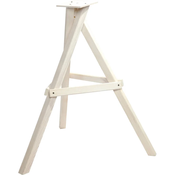 Luxus-Vogelhaus 47300e Edelweißer Vogelhaus-Ständer, dreibeinig aus lasiertem Kiefernholz, 60 x 60 x 90 cm (Ständer für Vogelhaus) – Bild 1