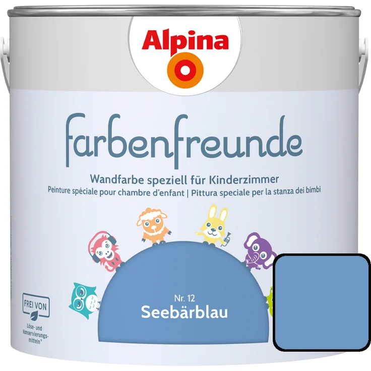 Alpina Farbenfreunde Nr. 12 2,5 l, seebärblau – Bild 1