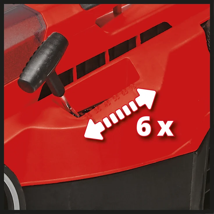 Einhell Akku-Rasenmäher GE-CM 36-37 Li-Solo Power X-Change - Li-Ion, 36 V, 37 cm Schnittbreite, 6-stufige zentrale Schnitthöhenverstellung, ohne Akku und Ladegerät – Bild 8