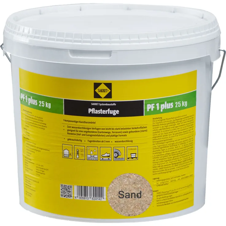SAKRET Pflasterfugenmörtel PF1 Plus Sand 25kg