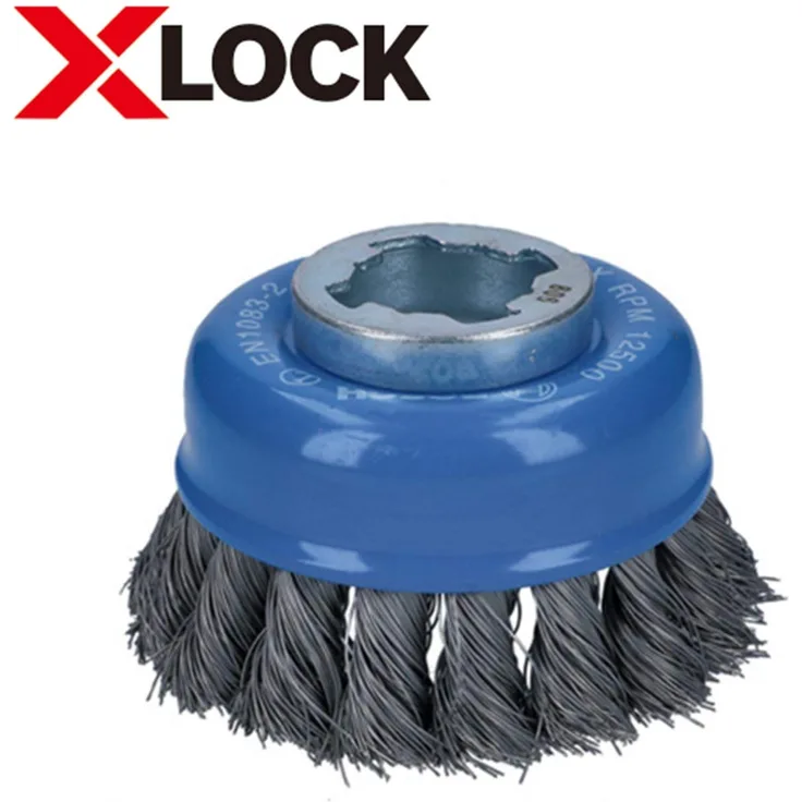 Bosch Professional gezopfte Topfbürste Heavy (für Metall, X-LOCK, Ø 75 mm, Drahtstärke 0,35 mm, für Ø125 mm) - Preisvergleich