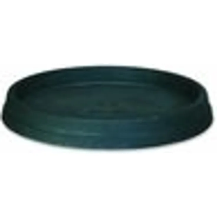 Floralo Untersetzer Terni frostsicher, rund, schwarz / granit, 26 cm