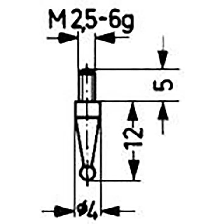 Käfer Messeinsatz Stahl Abb.18/ 3,0mm
