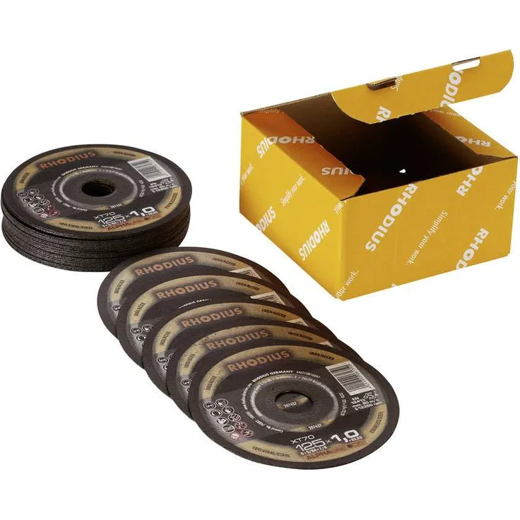 Rhodius XT70 PACK 211081 Trennscheibe gerade 125mm 22.23mm 50St.