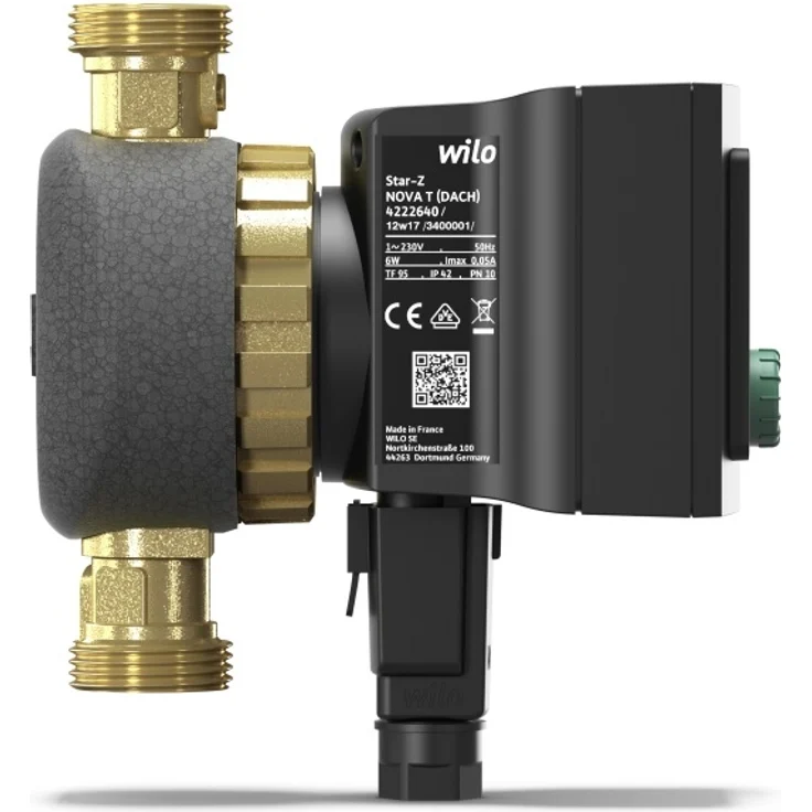 Wilo Trinkwasserpumpe Star-Z NOVA-T, Rp 1/2"", 138 mm"