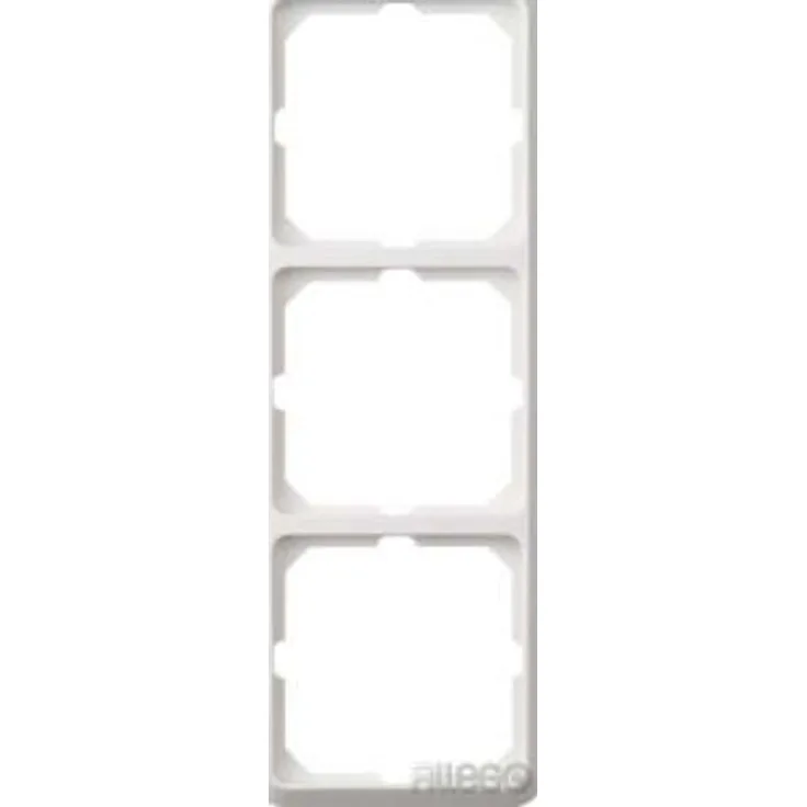 Elso 204304 Rahmen 3fach Fashion Duro reinweiss Abdeckrahmen