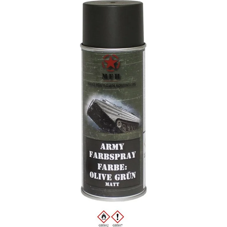 MFH Farbspray Army 400ml Oliv Grün RAL6014 – Bild 1
