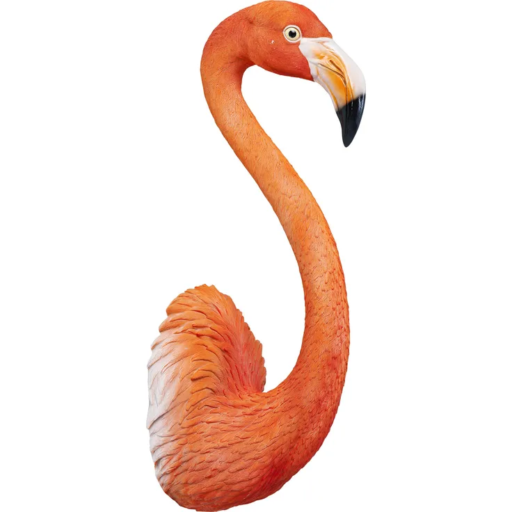Kare Design Wandschmuck Flamingo Road 72cm, Flamingokopf als Accesoire für die Wand, Tier Motiv, (H-B-T) 71,5x26,5x24,5cm