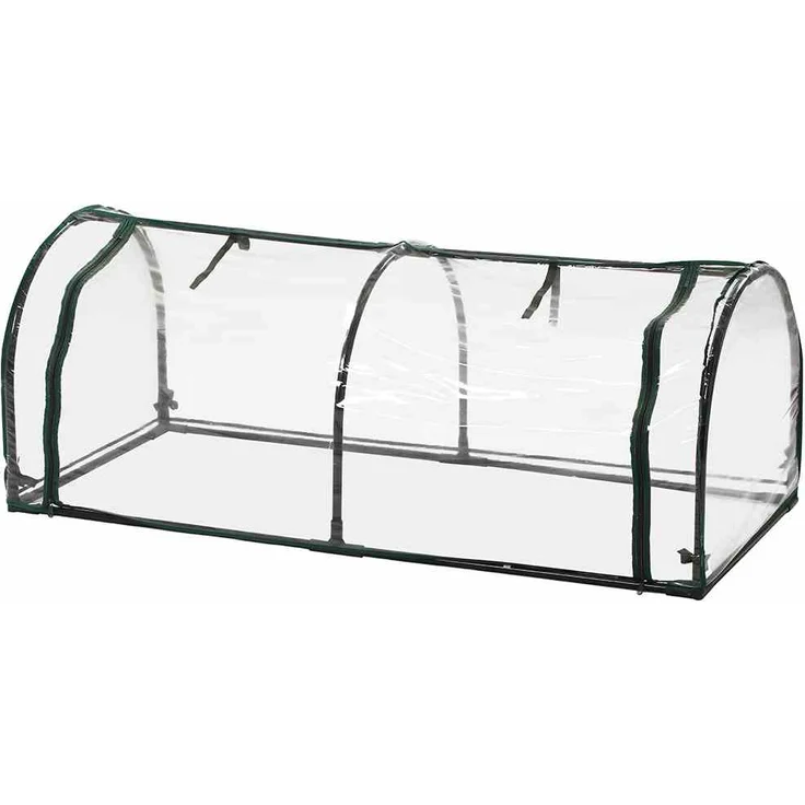 Folientunnel 130x50x60cm Blumen Pflanzenzucht Gewächshaus Garten Terrasse NEU – Bild 1