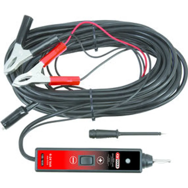 KS Tools 150.1655 Funktionsprüflampe 6-24V DC mit 25 Meter Kabel