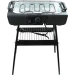 Elektro Tischgrill Standgrill 2in1 Schwarz Campinggrill BBQ 2000W klein