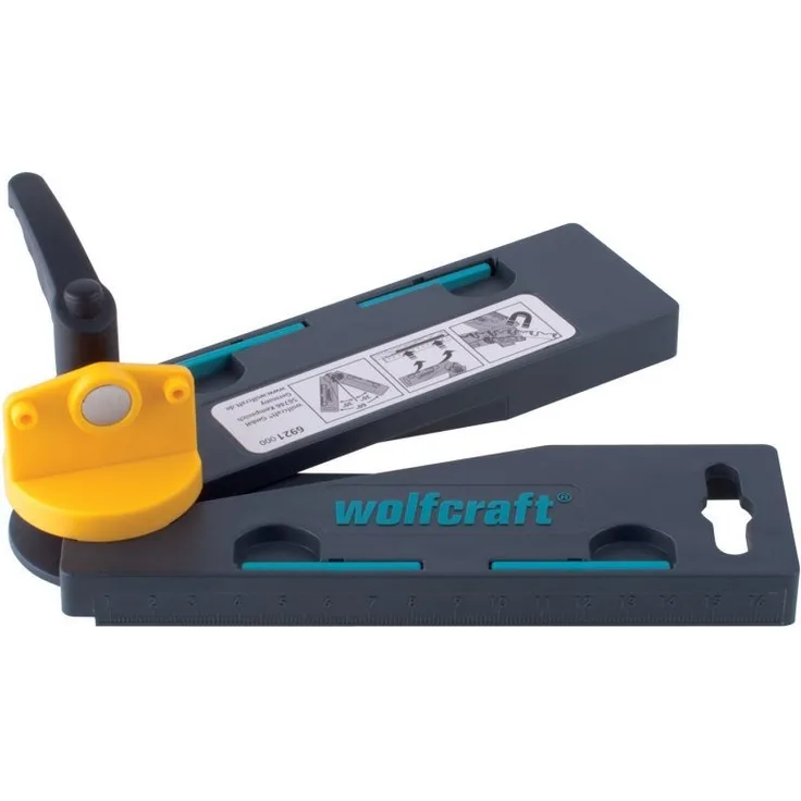 wolfcraft 6921000 1 Winkelschmiege mit automatischer Winkelhalbierenden