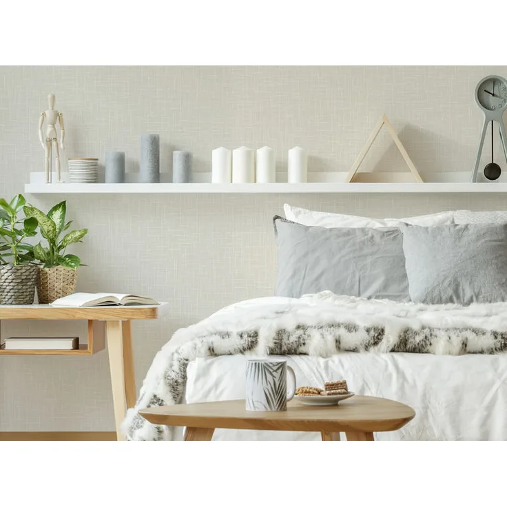 Superfresco Easy - Hessian - Beige - 10m x 52cm