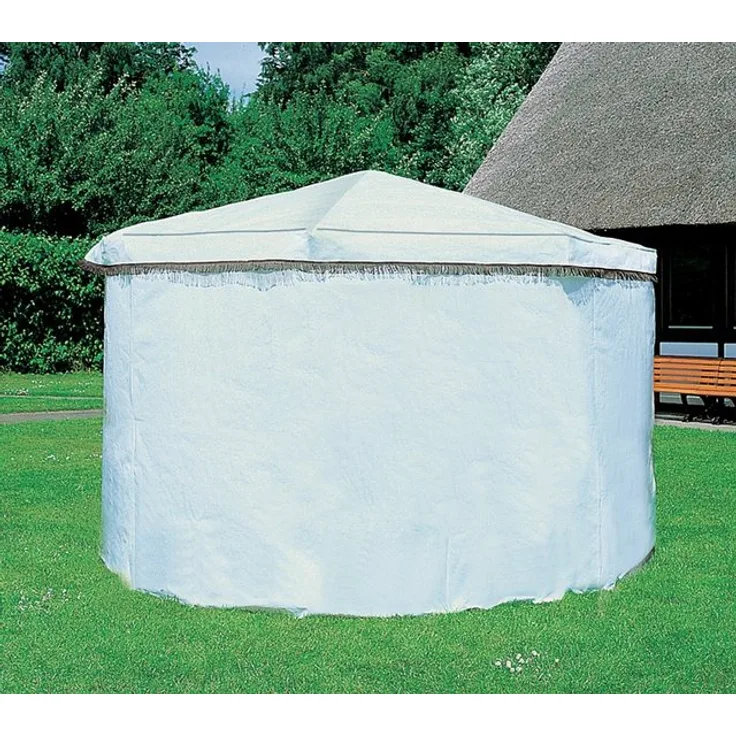 promadino Pavillon-Schutzhülle, für Pavillon Rosenheim, weiß