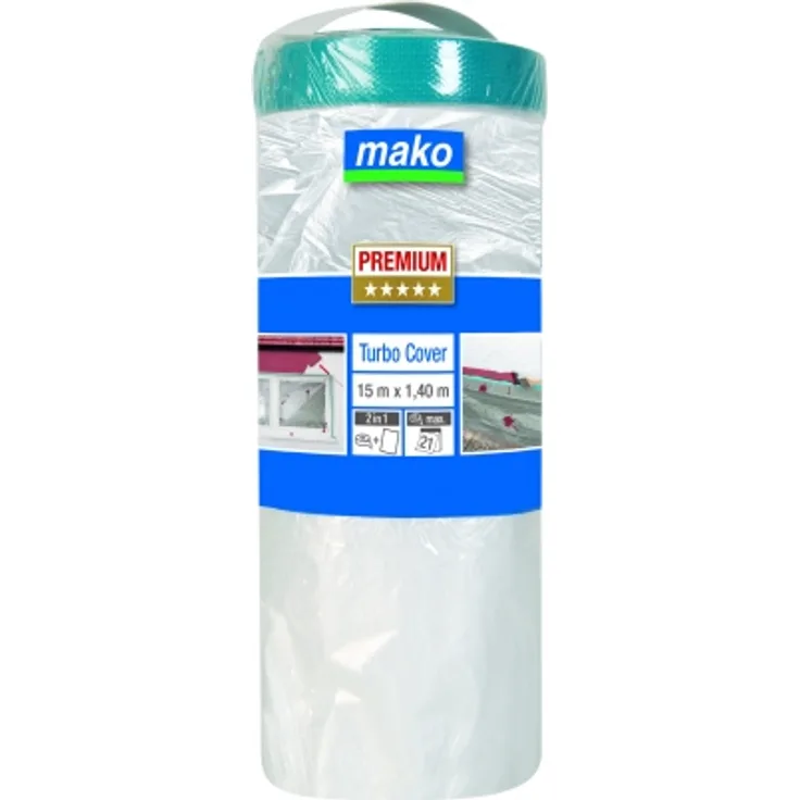Mako Turbo Cover Abdeckfolie Ersatzrolle 1400 mmx 15m Nr. 839107