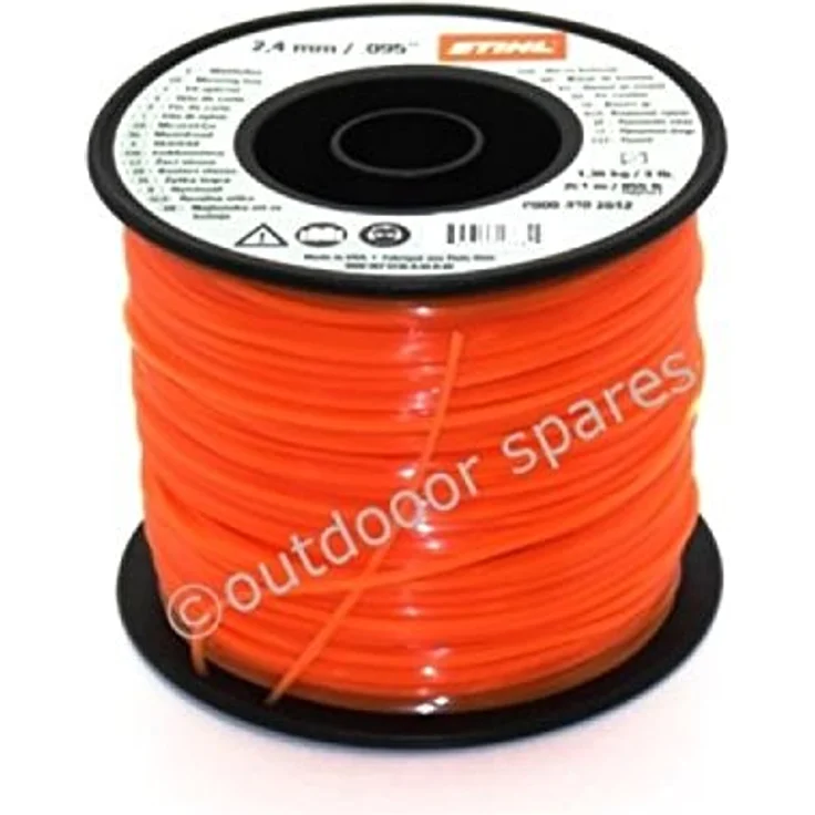 Stihl  0000 930 2612  original Mähfaden 2,4 mm x 261,0 m quadratisch 00009302612 – Bild 1