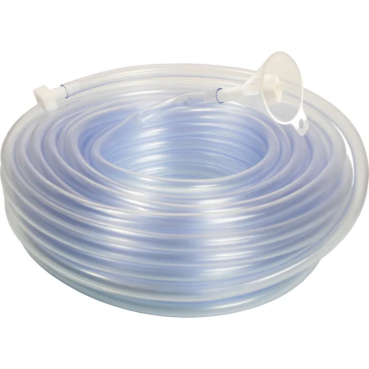 as - Schwabe Schlauch-Wasserwaage 25 m ? Schlauch-Waage aus PVC, glasklar 8 x 1,5 mm ? Schlauch-Nivelliergerät inklusive Trichter & zwei Stöpseln ? Ideal zum Ausfinden der gleichen Höhe I 12712