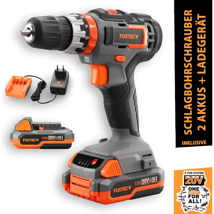 Fuxtec 20V Akku Schlagbohrschrauber FX-E1SBS20 FUXTEC