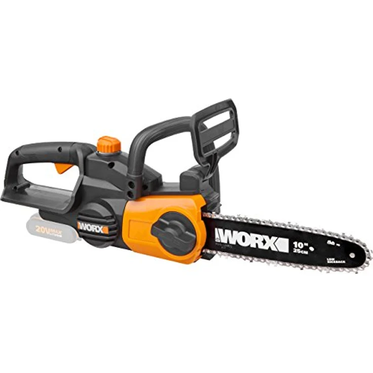 WORX WG322E.9 Akku Kettensäge 20V Praktische Holzsäge für Einsätze im Garten & Bauarbeiten - mit 25 cm Schnittlänge & automatischer Kettenspannung – Bild 1