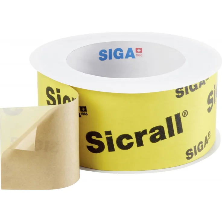 Siga Sicrall 15 m Klebeband 15 m, 6 cm breit, gelb