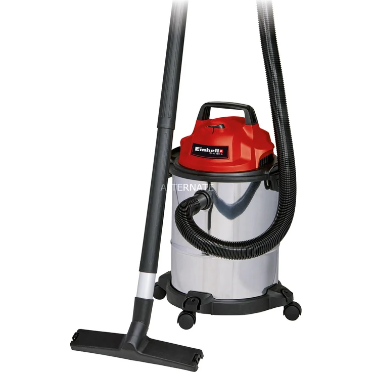 Einhell Nass-Trockensauger TC-VC 1815 S (1.250 W, 15 Ltr.-Edelstahlbehälter, 36 mm-Schlauchsystem, Zubehörhalterung, Saugdüse mit Kombi-Einsatz) beutellos 15 Liter – Bild 1
