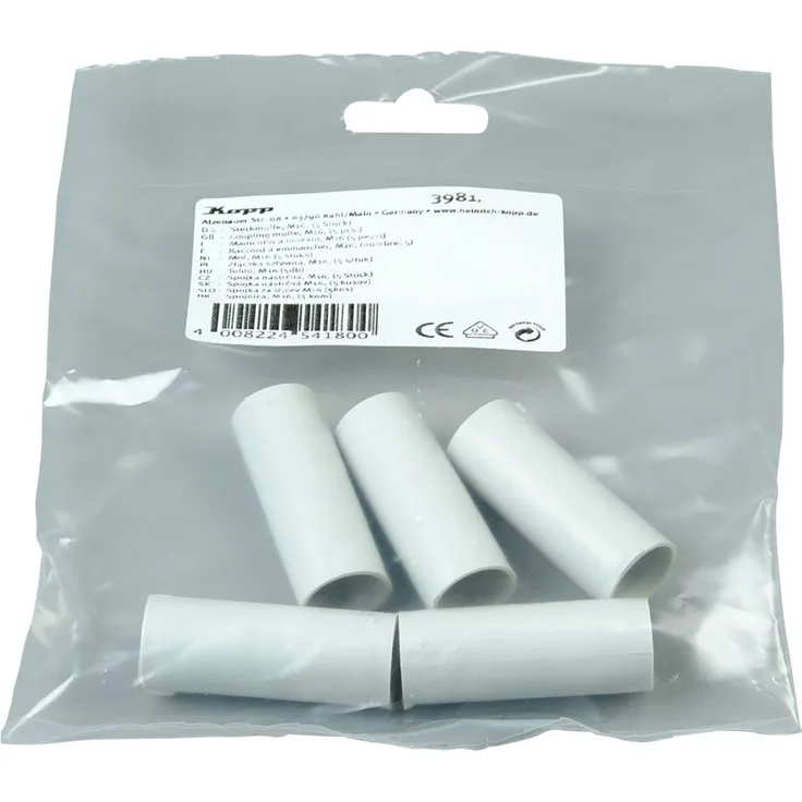 Kopp Steckmuffe für Isolierrohr M25 5er Pack