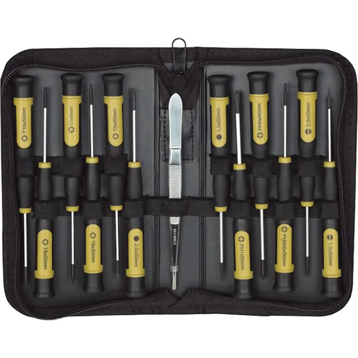 MICRO-DRIVER Schraubendreher-Satz, 13-tlg. in Tasche